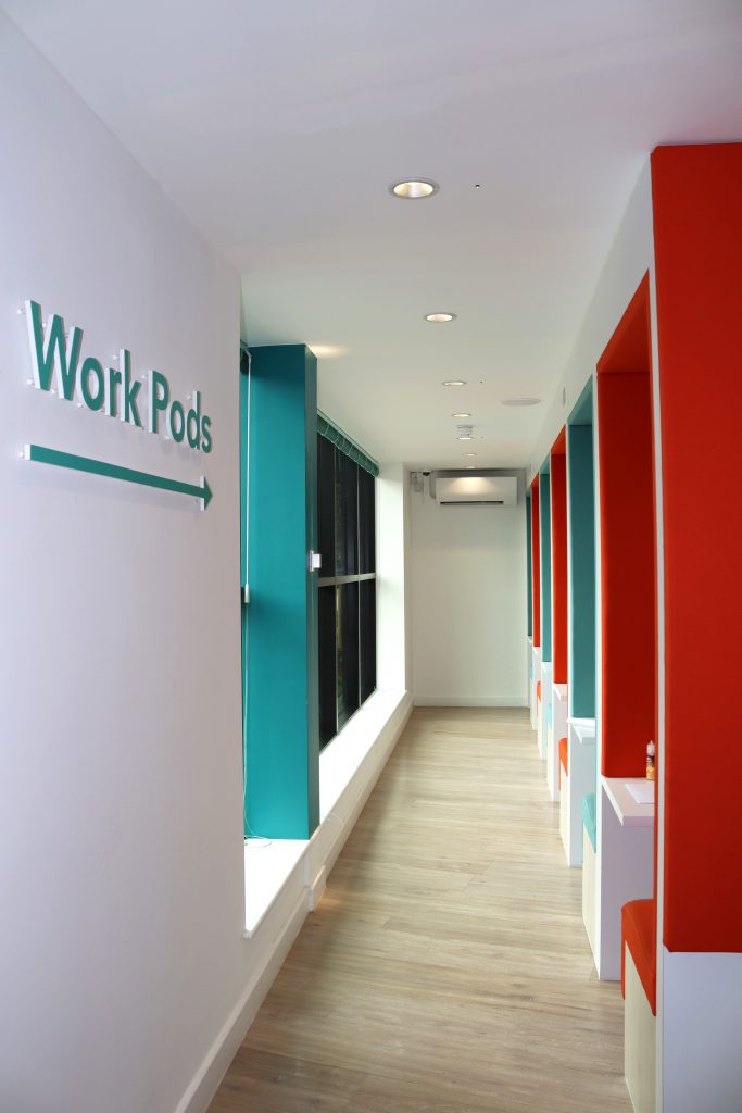 Work spaces at Attic self storage